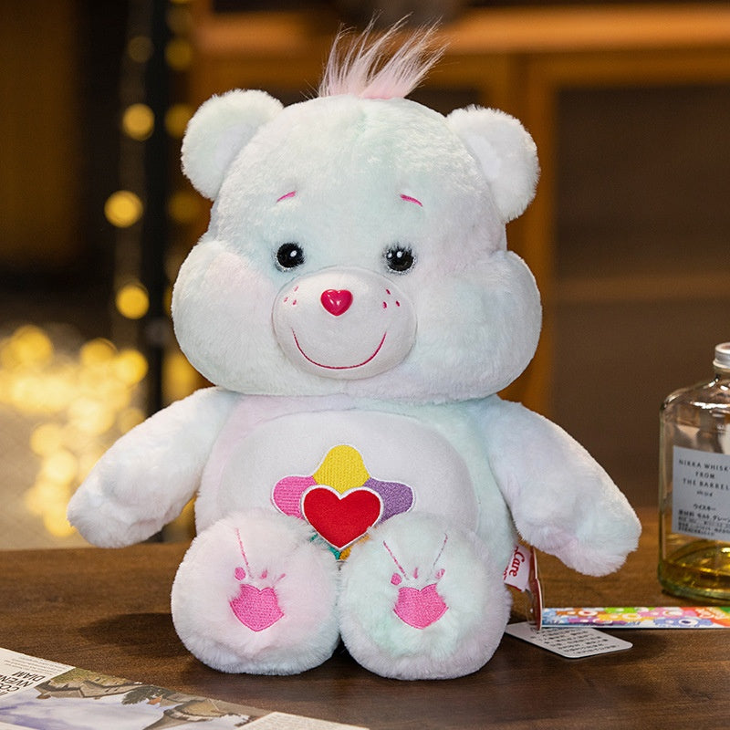 Rainbow Bear Plush Toy – Colorful Valentine's Gift