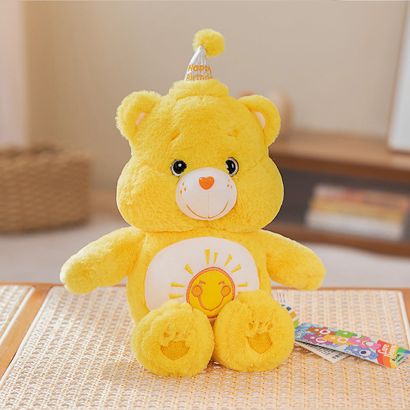Rainbow Bear Plush Toy – Colorful Valentine's Gift