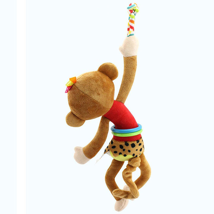 Baby Plush Rattle Toy for Fun Sensory Play and Travel