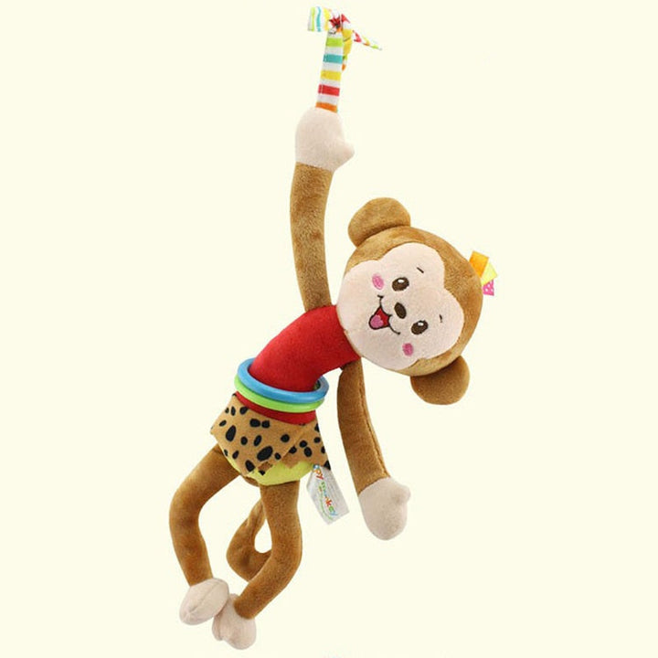 Baby Plush Rattle Toy for Fun Sensory Play and Travel