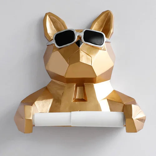 Animal Head Toilet Paper Holder for a Statement Bathroom