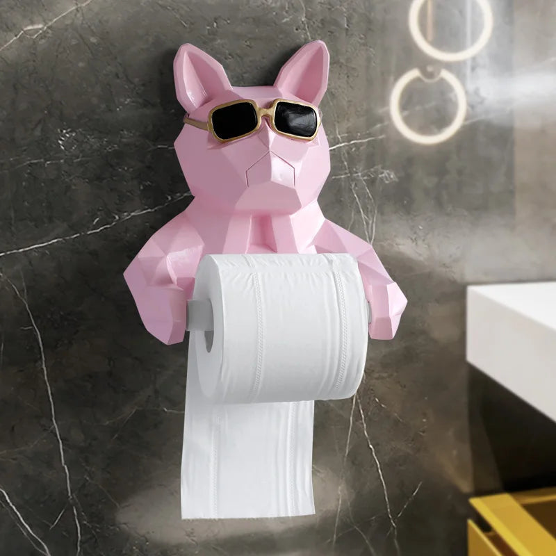 Animal Head Toilet Paper Holder for a Statement Bathroom