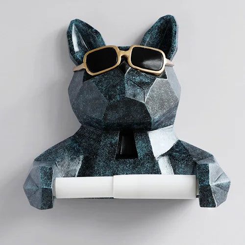 Animal Head Toilet Paper Holder for a Statement Bathroom