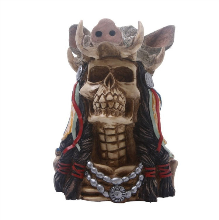 Animal Skull Resin Ornament Gothic Boar Head Sculpture