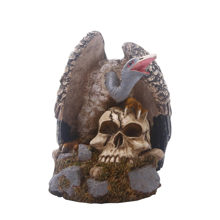 Eagle Skull Resin Sculpture for Dramatic Gothic Display