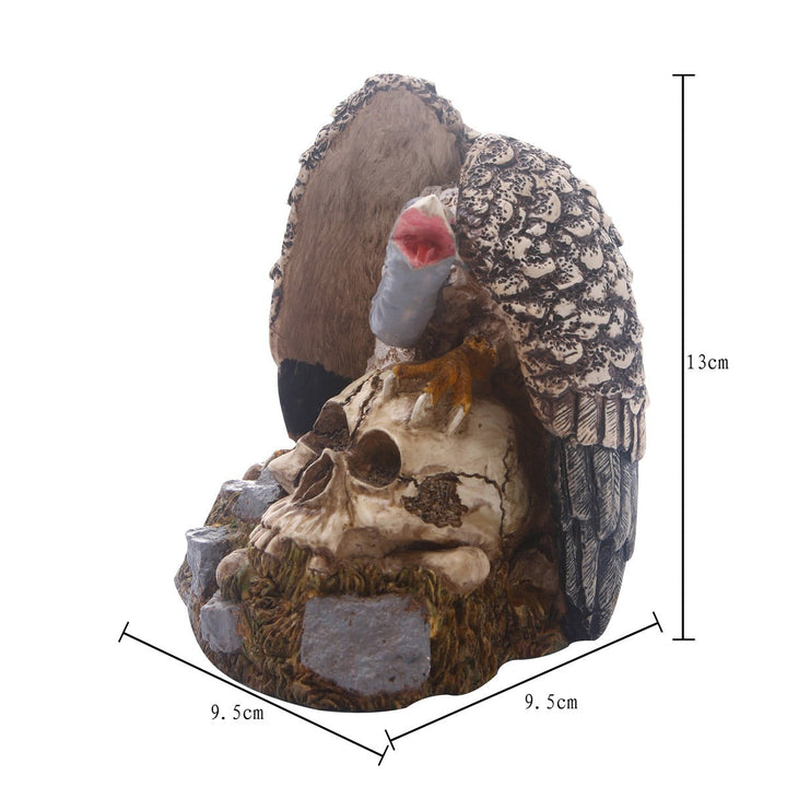 Eagle Skull Resin Sculpture for Dramatic Gothic Display