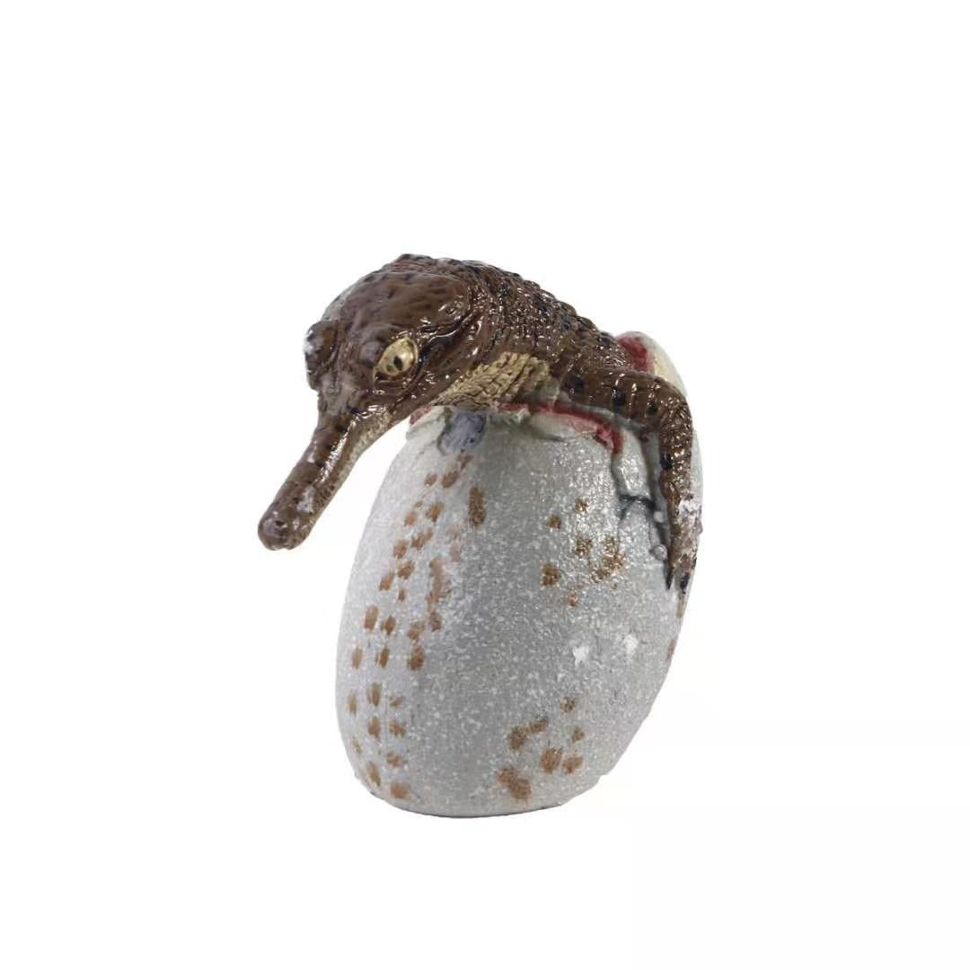 Dinosaur Skeleton Hatching Egg Fossil Display Decor