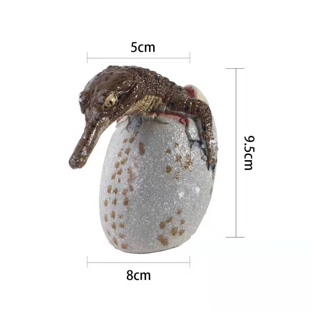 Dinosaur Skeleton Hatching Egg Fossil Display Decor