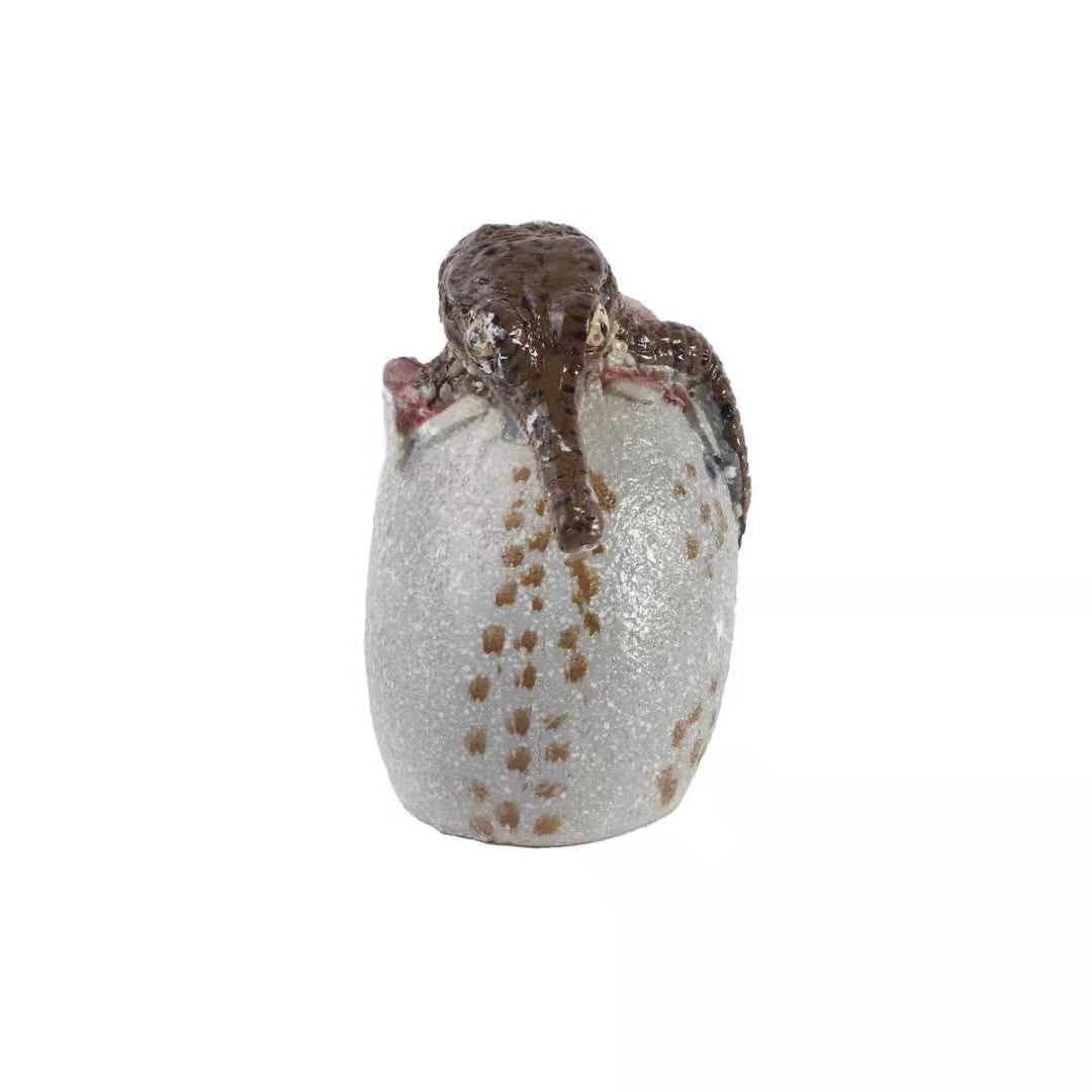 Dinosaur Skeleton Hatching Egg Fossil Display Decor