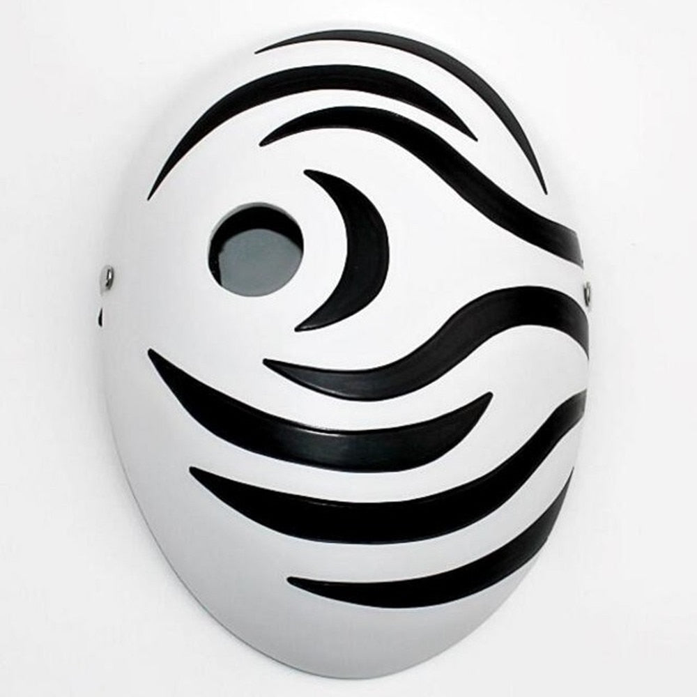 Anime Cosplay Mask – Bold Yellow Spiral Character Look