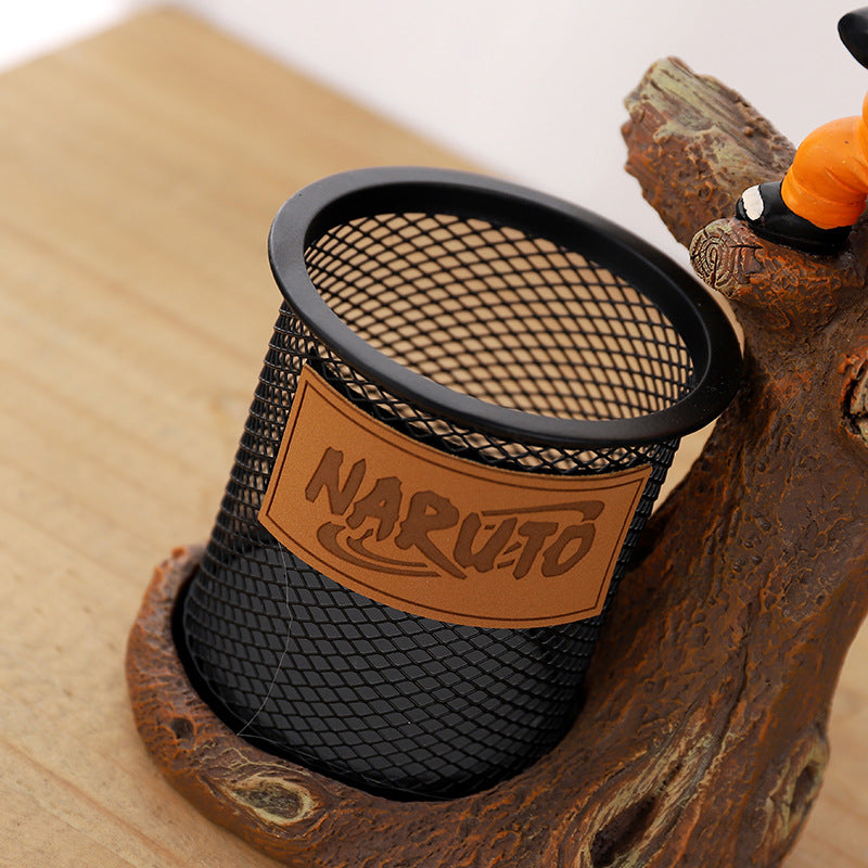 Anime Pen Holder Organizer for Naruto Desk Display