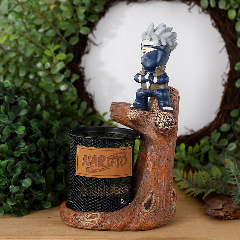 Anime Pen Holder Organizer for Naruto Desk Display