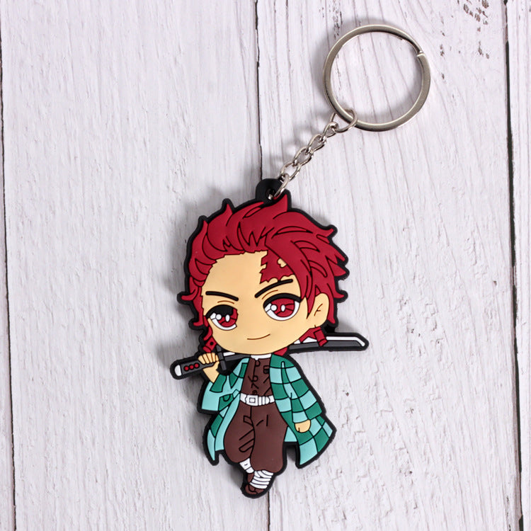 Anime Character Keychain Charms for Colorful Bags & Keys