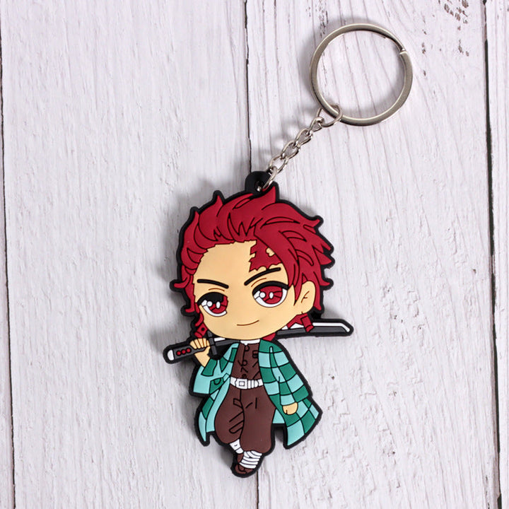 Anime Character Keychain Charms for Colorful Bags & Keys