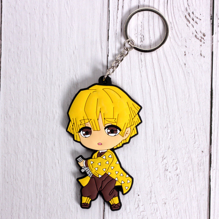 Anime Character Keychain Charms for Colorful Bags & Keys