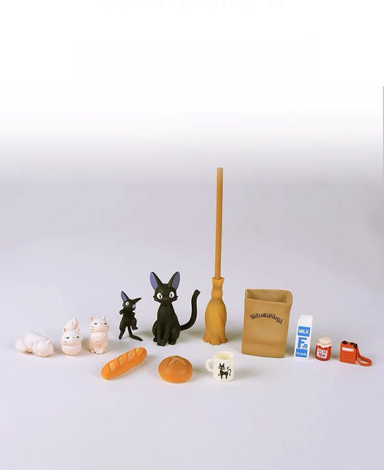 Anime Miniature Figurine Set for Whimsical Shelf Decor