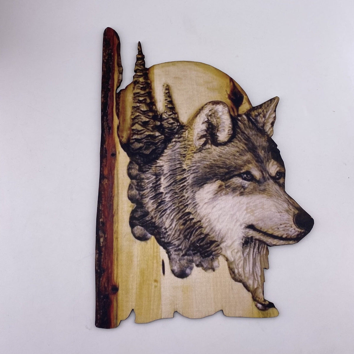 Carved Wood Wildlife Wall Art for Rustic Home Decor