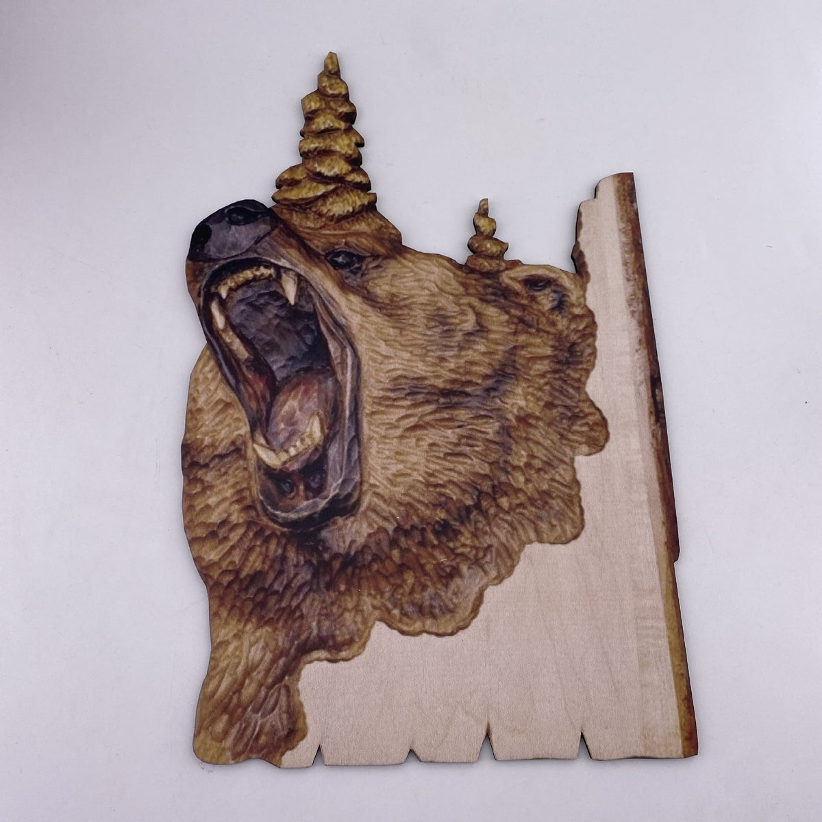 Carved Wood Wildlife Wall Art for Rustic Home Decor