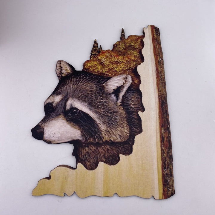 Carved Wood Wildlife Wall Art for Rustic Home Decor