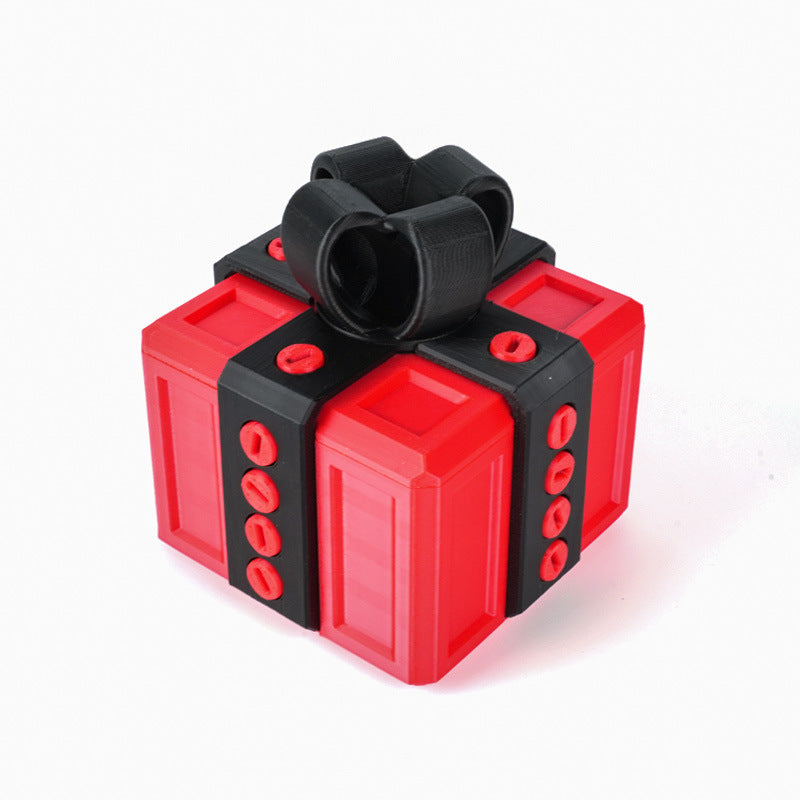 Annoying Gift Box Pop-Up Middle Finger Novelty Toy