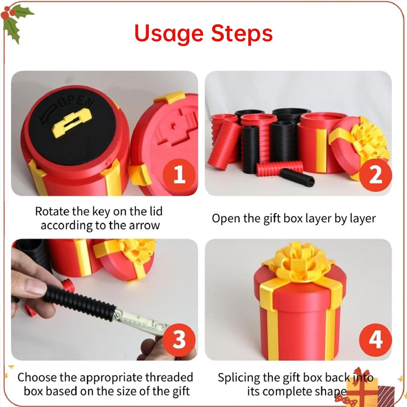 Puzzle Gift Box for Cash Gifts and Memorable Unboxing