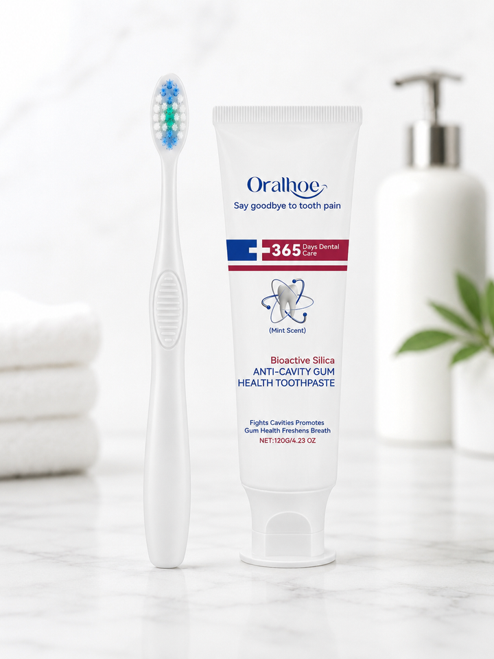 Anti‑Cavity Gum Health Toothpaste — Stain‑Free, Healthy Gums