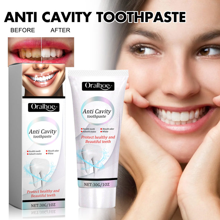 Anti-Cavity Toothpaste for Fresh Breath and Whiter Teeth