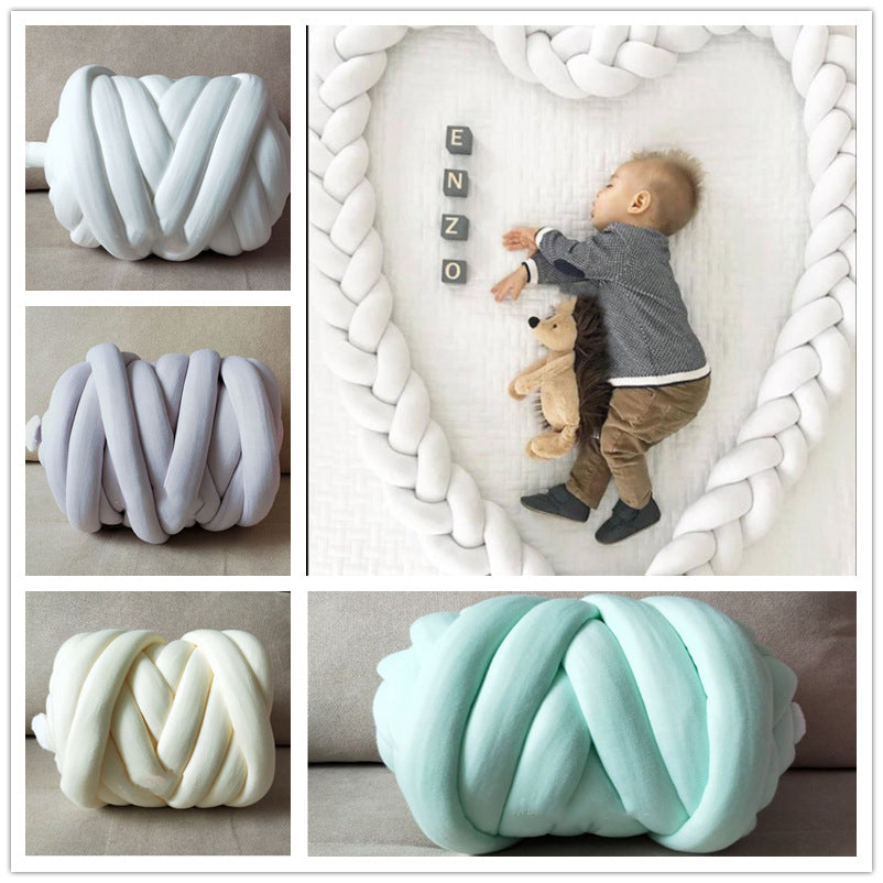 Padded Bed Bumper Strip for Cozy Nursery Borders