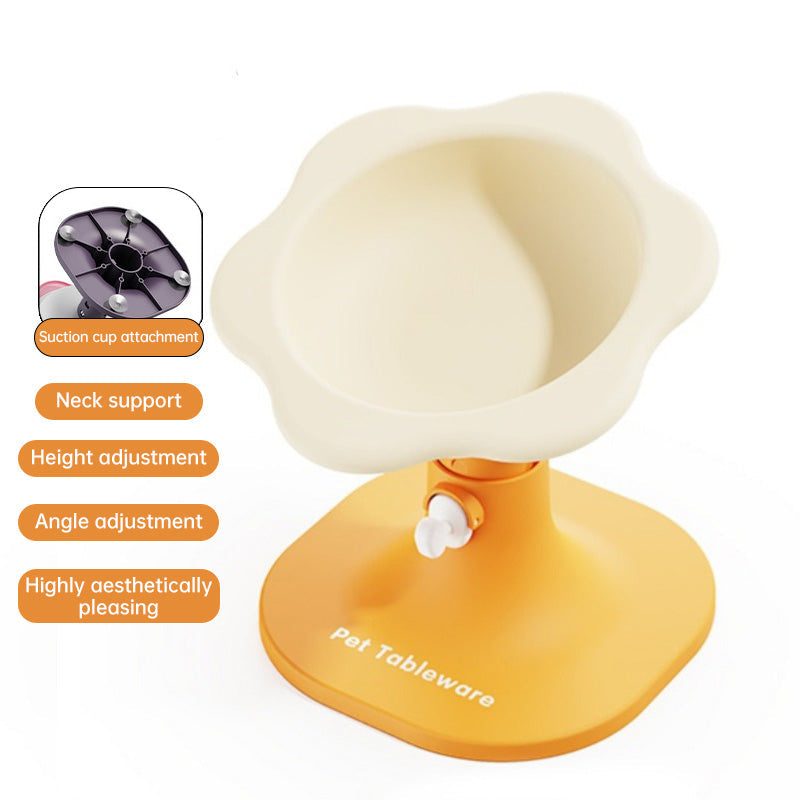 Adjustable Elevated Pet Bowl for Stable, Calm Feeding