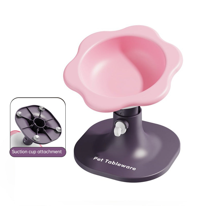 Adjustable Elevated Pet Bowl for Stable, Calm Feeding