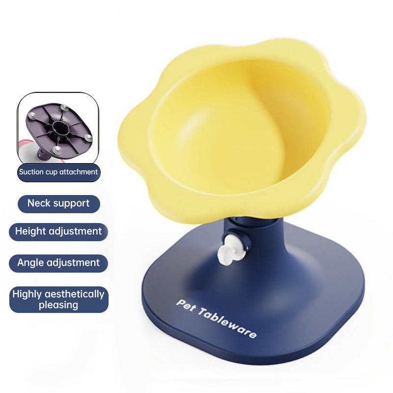 Adjustable Elevated Pet Bowl for Stable, Calm Feeding
