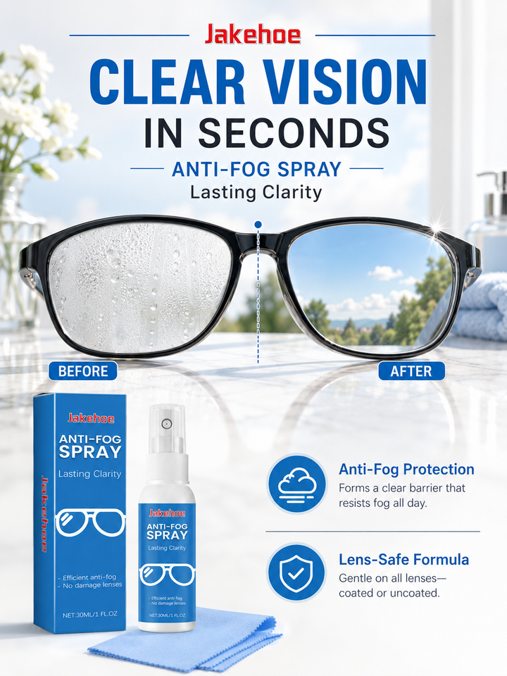 Anti‑Fog Spray for Glasses — Crystal‑Clear Vision in Seconds