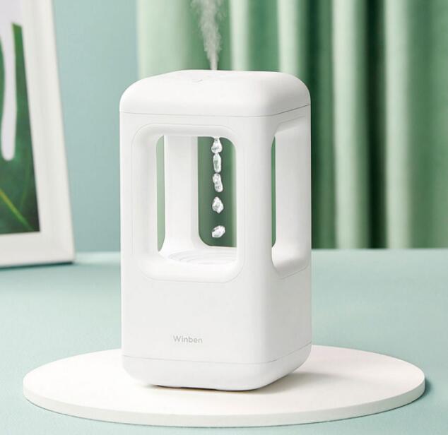 Water Drop Humidifier Lamp with Floating Water Beads