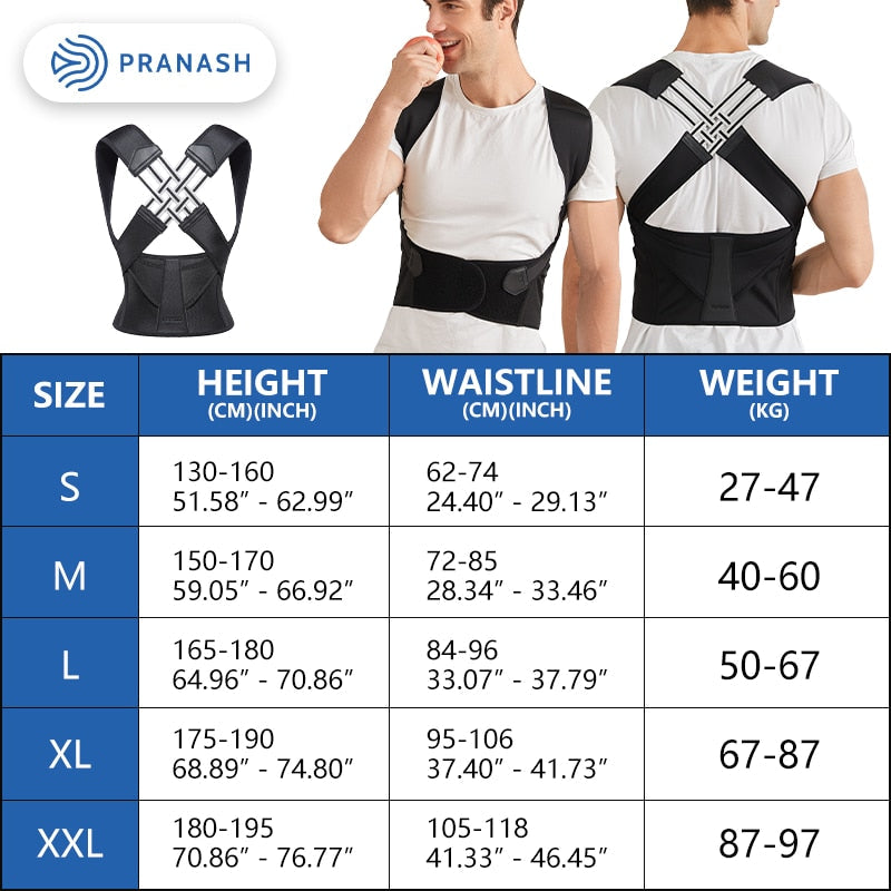 Posture Corrector Back Brace for Hunched Upper Back