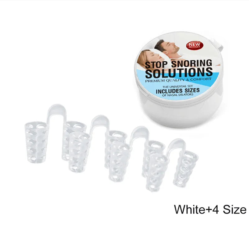 Nasal Dilators for Snoring, Multi-Size Silicone Set