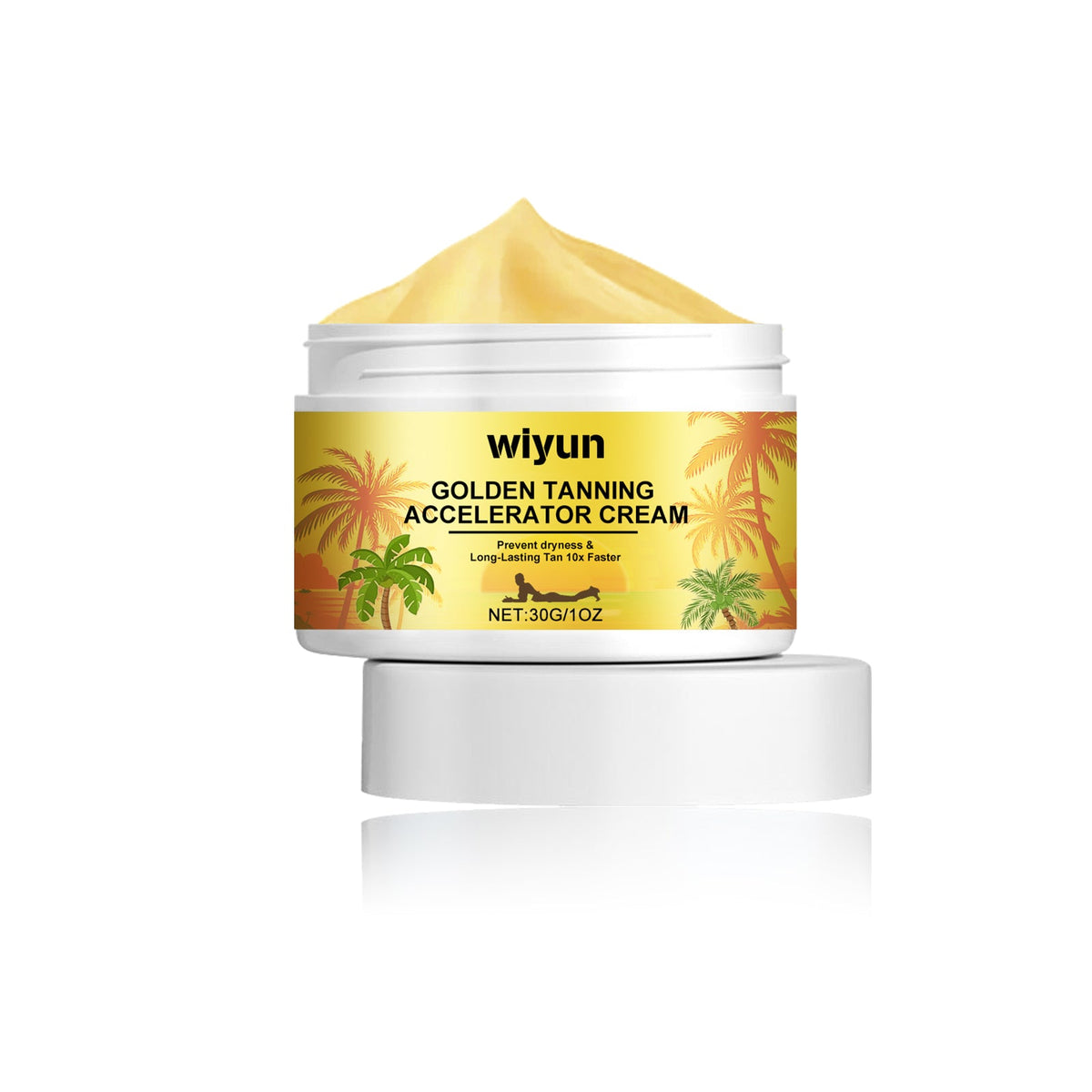 Tanning Accelerator Body Cream for Sunbathing Glow