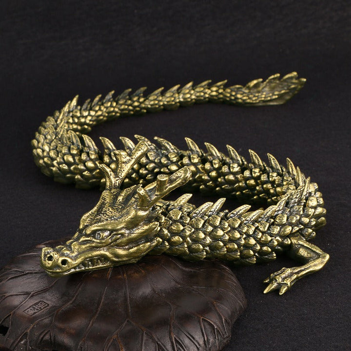Antique Dragon Sculpture for Dramatic Statement Decor