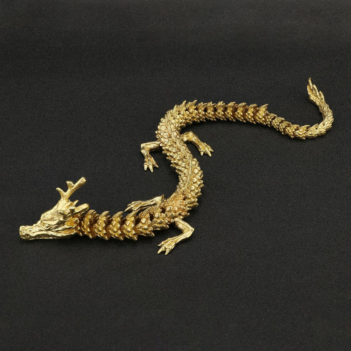 Antique Dragon Sculpture for Dramatic Statement Decor
