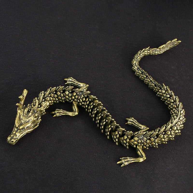 Antique Dragon Sculpture for Dramatic Statement Decor