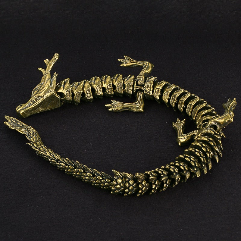 Antique Dragon Sculpture for Dramatic Statement Decor