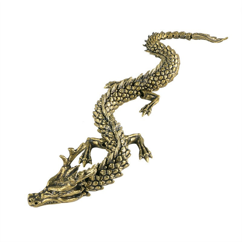 Antique Dragon Sculpture for Dramatic Statement Decor