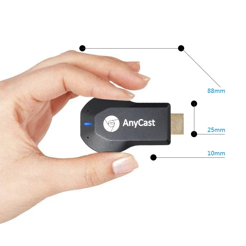 Anycast TV Stick 1080P Wireless Screen Mirroring Dongle