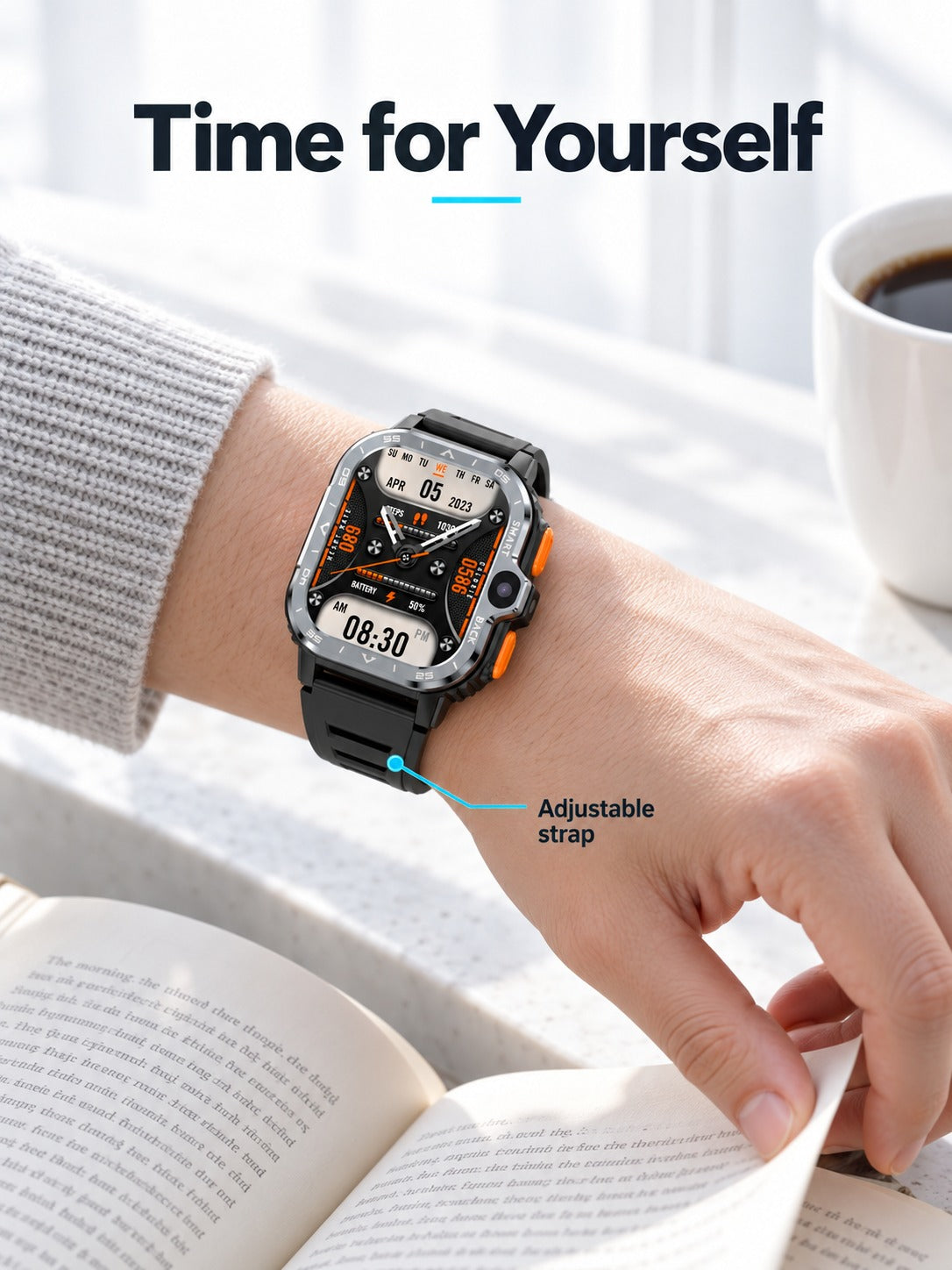 4G Smartwatch with Dual HD Camera and Health Tracking