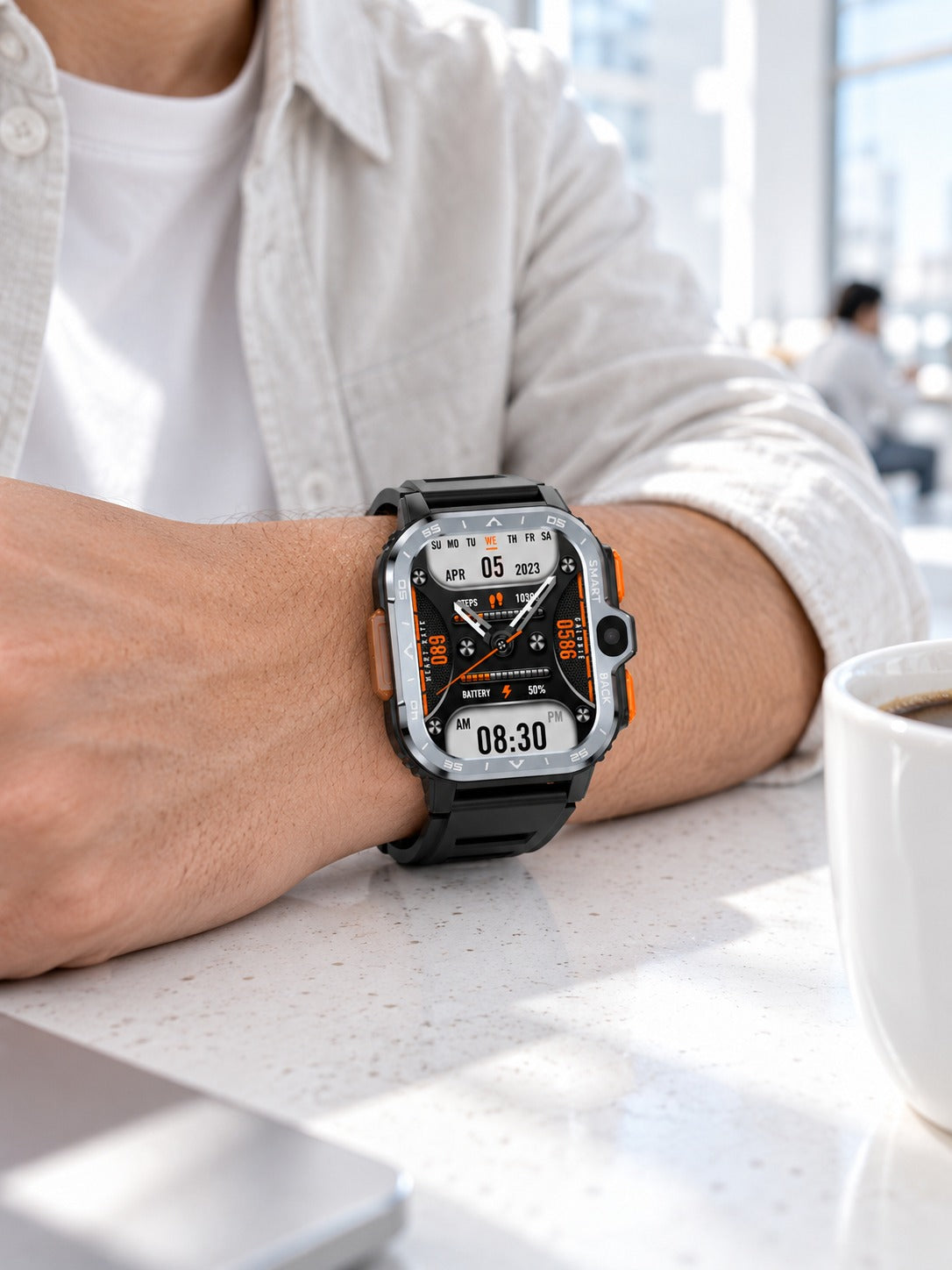 4G Smartwatch with Dual HD Camera and Health Tracking