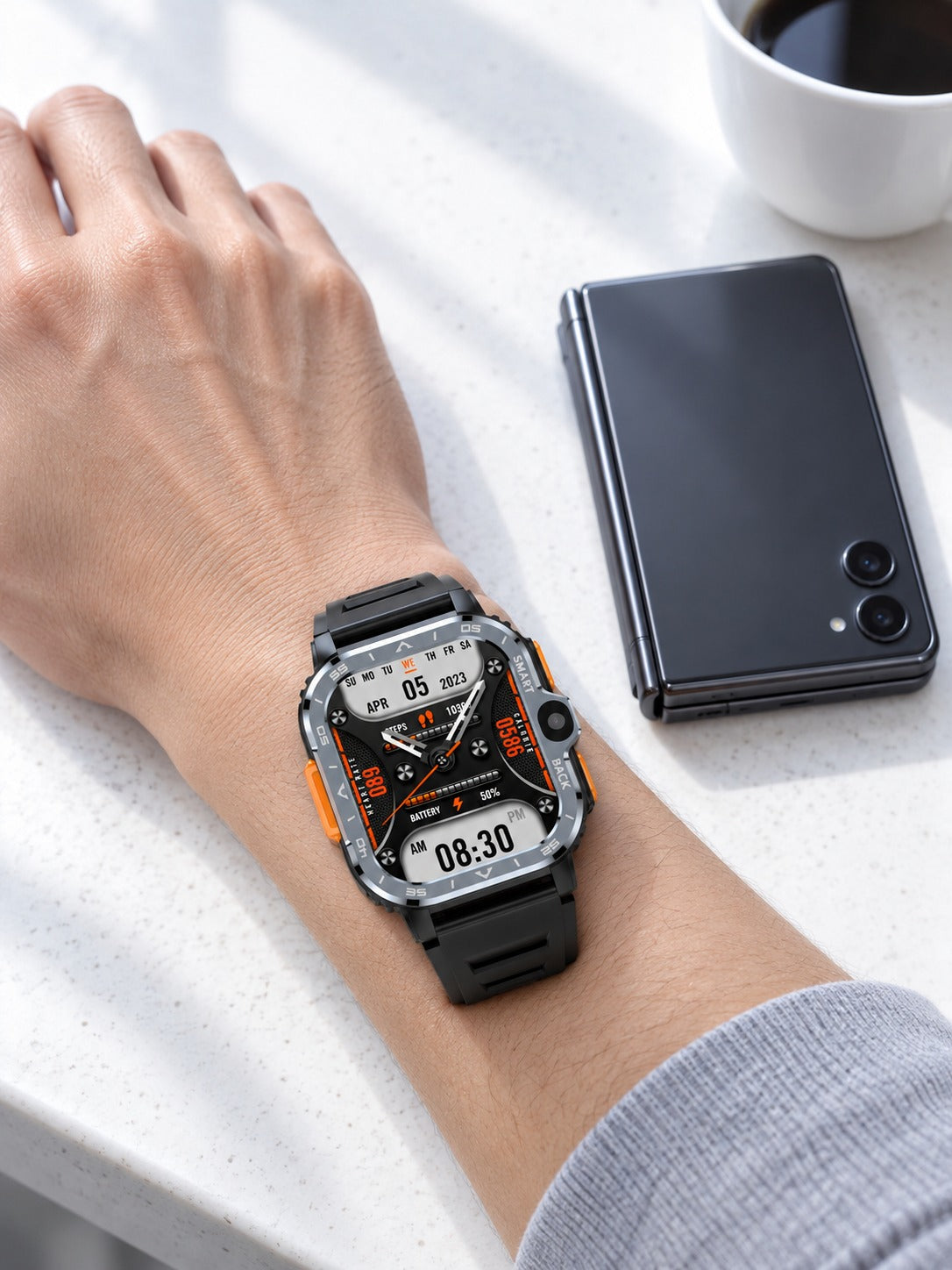 4G Smartwatch with Dual HD Camera and Health Tracking