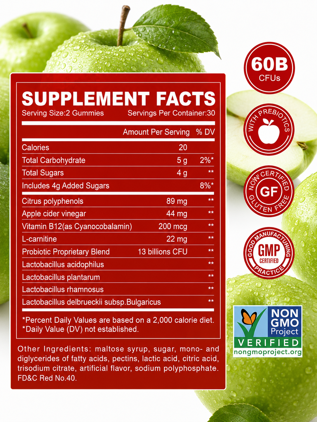 Apple Cider Vinegar Gummies B12