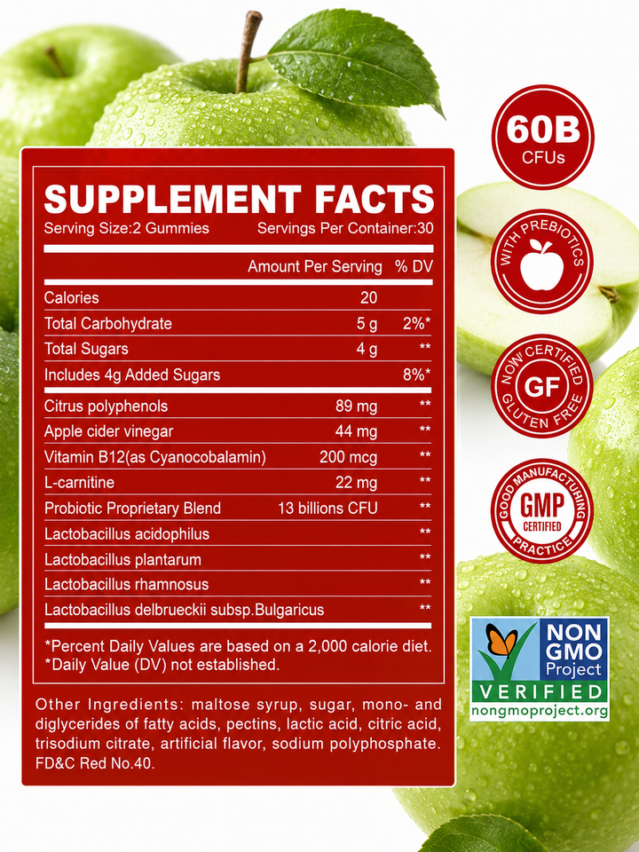 Apple Cider Vinegar Gummies B12
