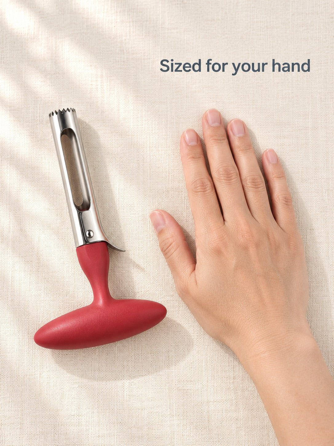 Stainless Steel Apple Corer That Removes Cores and Seeds