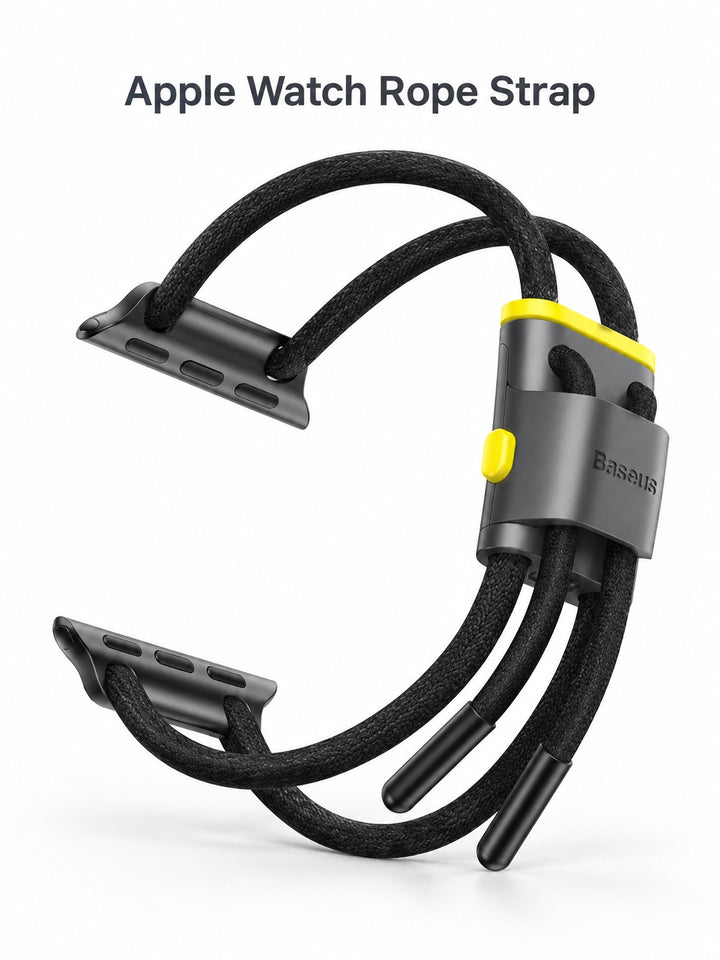 Apple Watch Rope Straps with One-Touch Length Lock