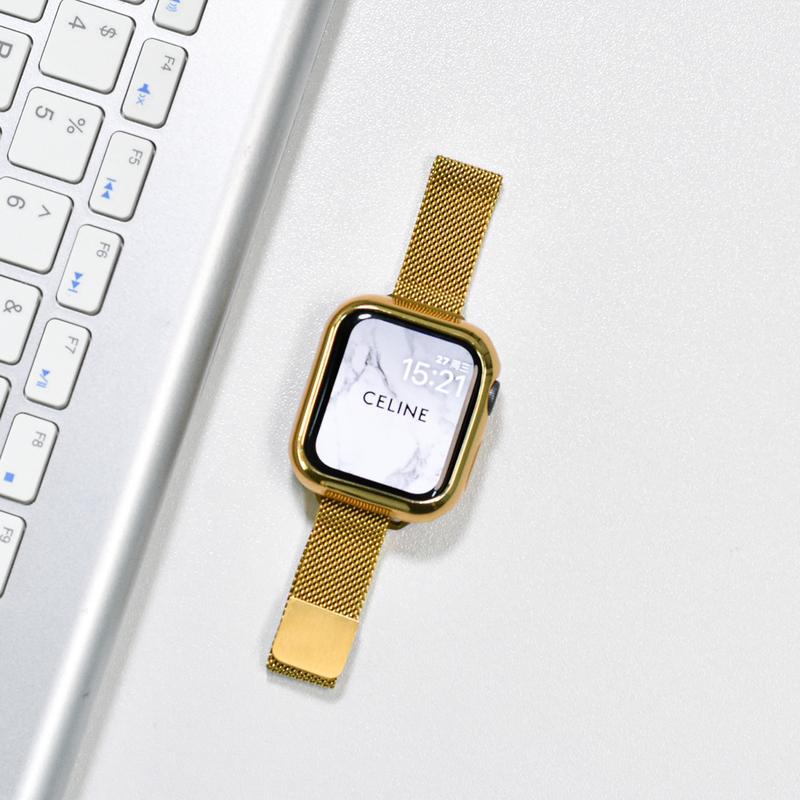 Milanese Loop Apple Watch Band, Slim Stainless Steel